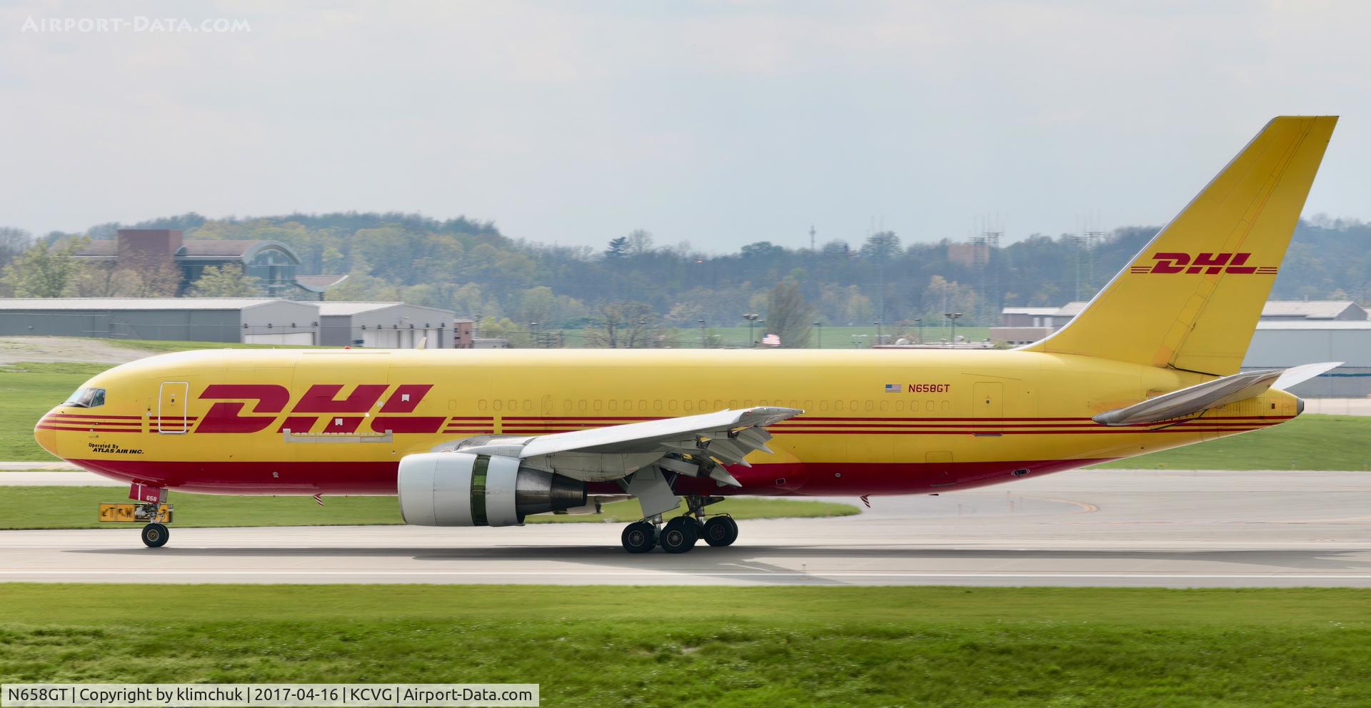 N658GT, 1984 Boeing 767-281BDSF C/N 23019, Just landed