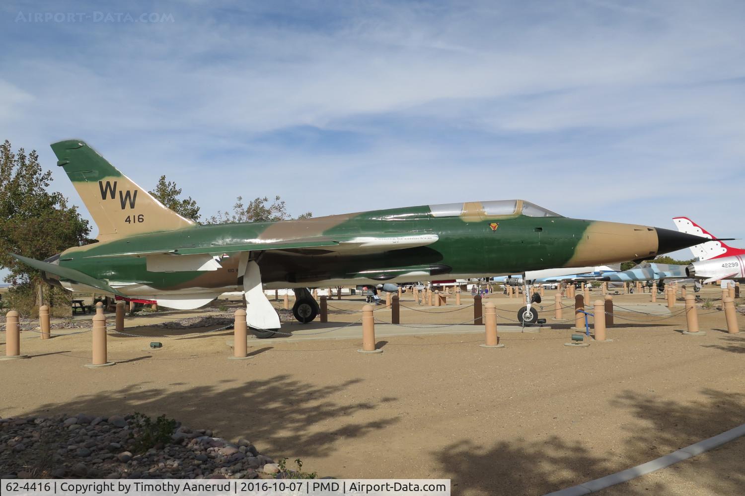 62-4416, 1962 Republic F-105G Thunderchief C/N F5, 1962 Republic F-105G Thunderchief, c/n: F5, 62-4416