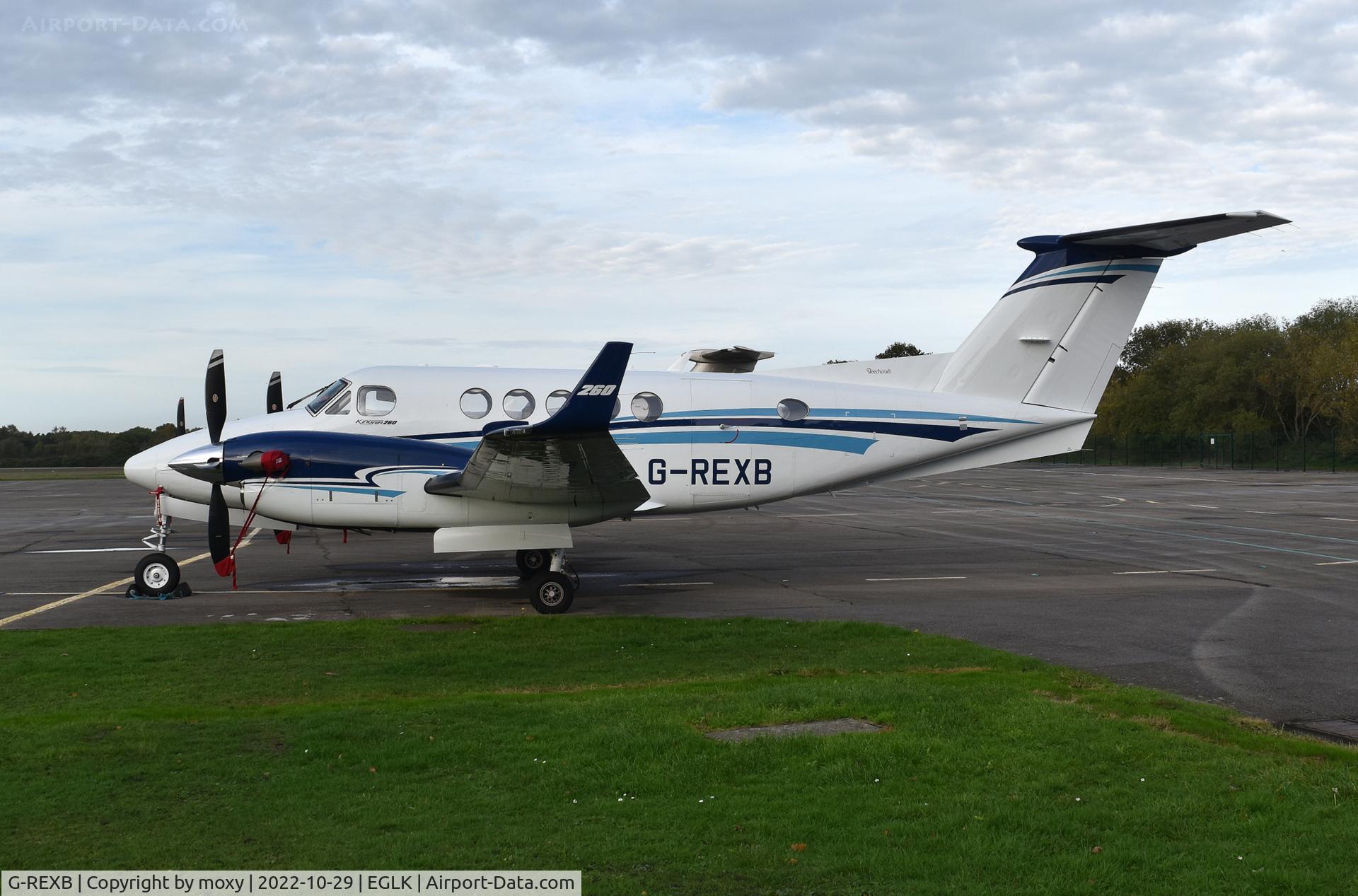 G-REXB, 2022 Beech B200GT Super King Air King Air C/N BY-427, Beech B200GT Super King Air at Blackbushe.