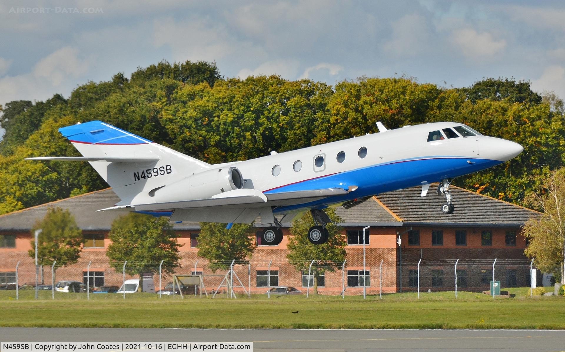 N459SB, 1978 Dassault Falcon 20F C/N 382, Arriving on delivery from USA