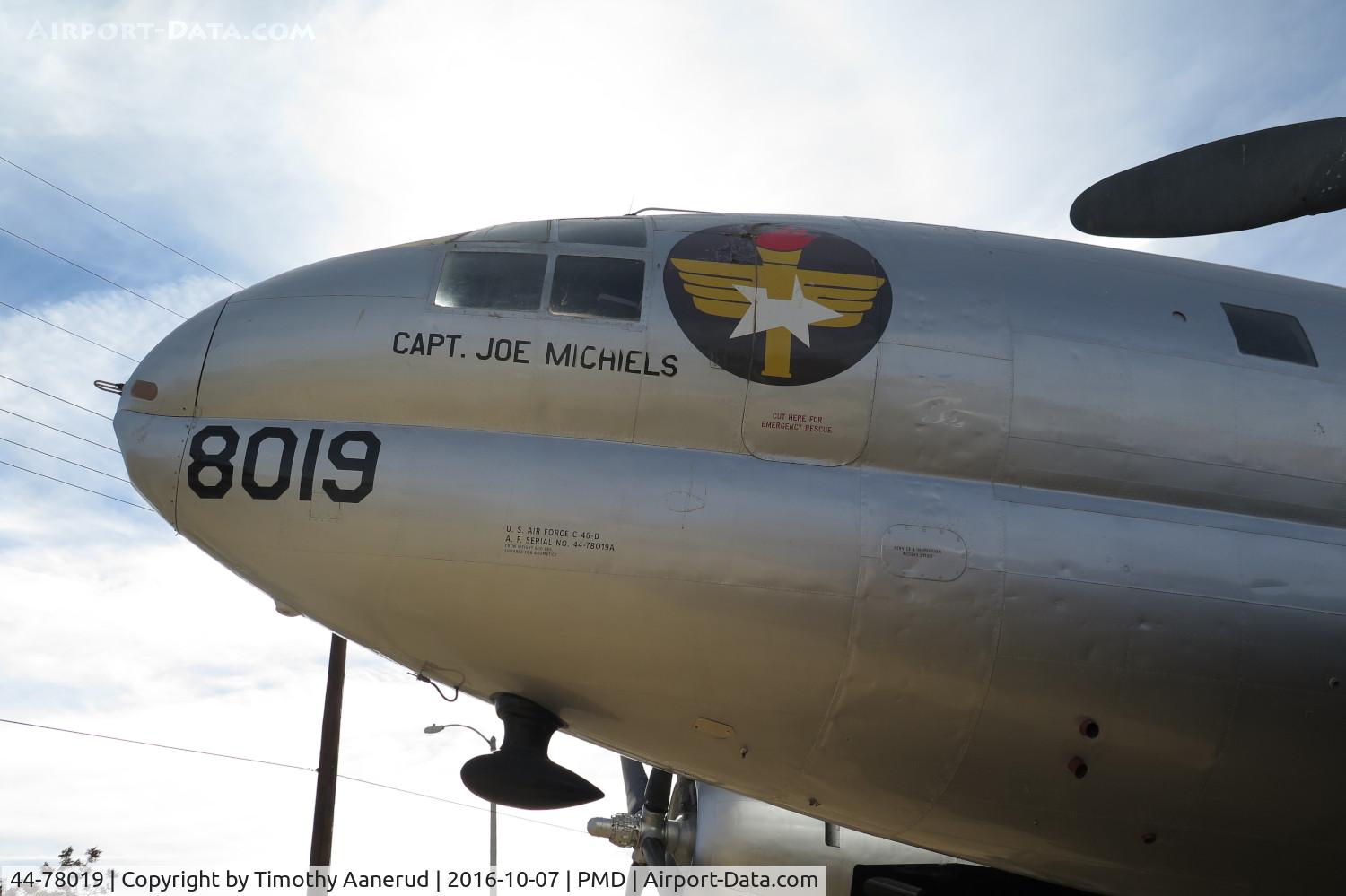 44-78019, 1945 Curtiss C-46D-15-CU Commando C/N 33415, 1945 Curtiss C-46D-15-CU Commando, c/n: 33415