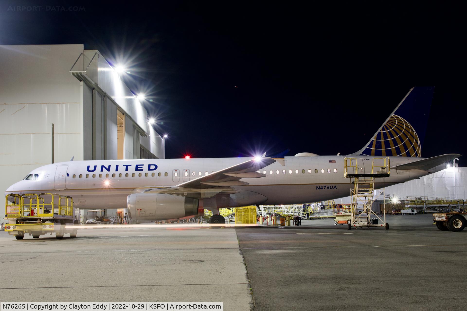 N76265, 2001 Boeing 737-824 C/N 31585, SFO 2022.