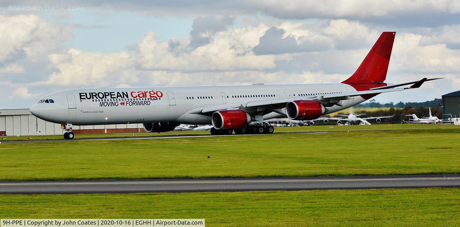 9H-PPE, 2006 Airbus A340-642 C/N 787, Backtracking before departure