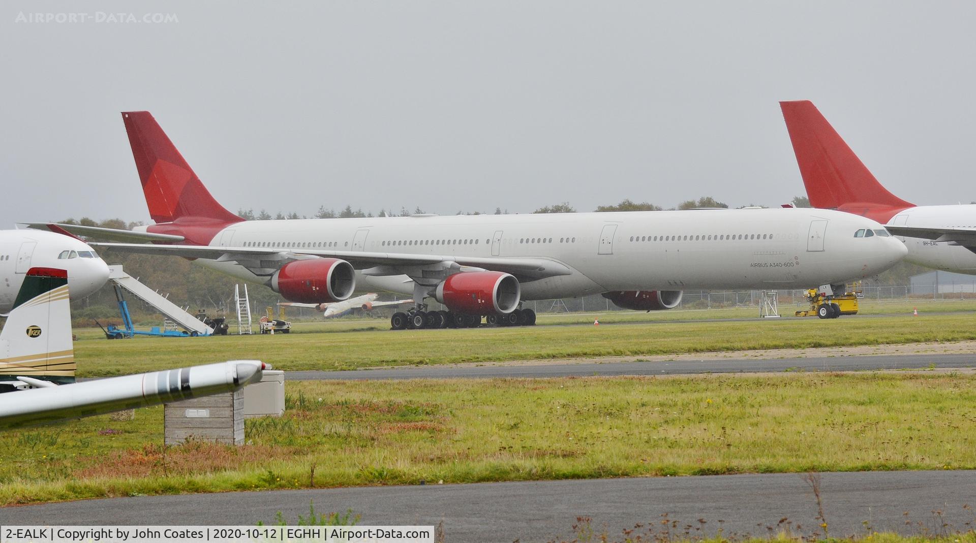 2-EALK, 2006 Airbus A340-642 C/N 768, At Cargo parking