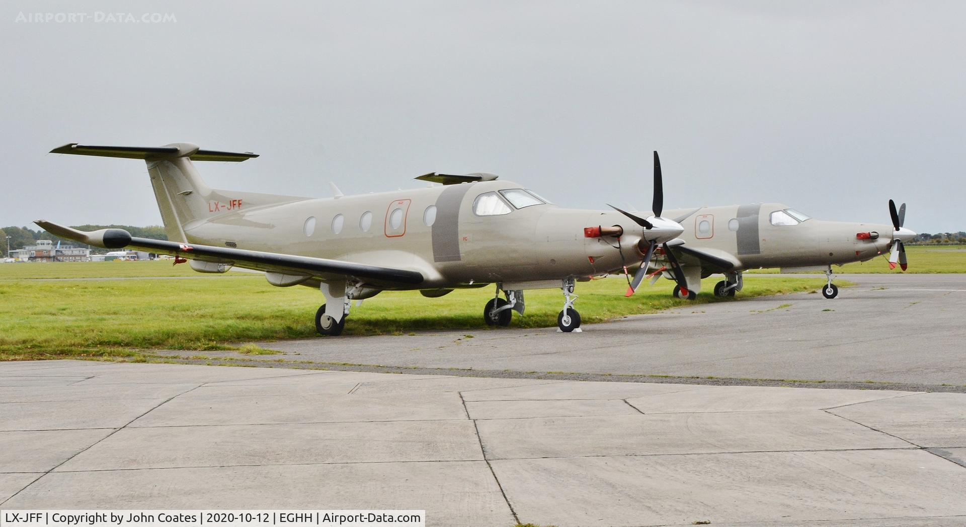 LX-JFF, 2018 Pilatus PC-12/47E C/N 1857, At BAS