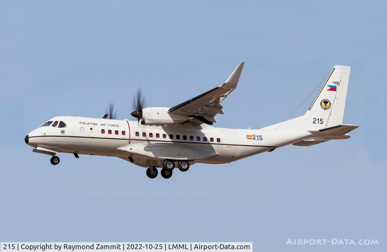 215, 2022 CASA C-295W MPA C/N S-215, CASA C-295W 215 Philippines Air Force