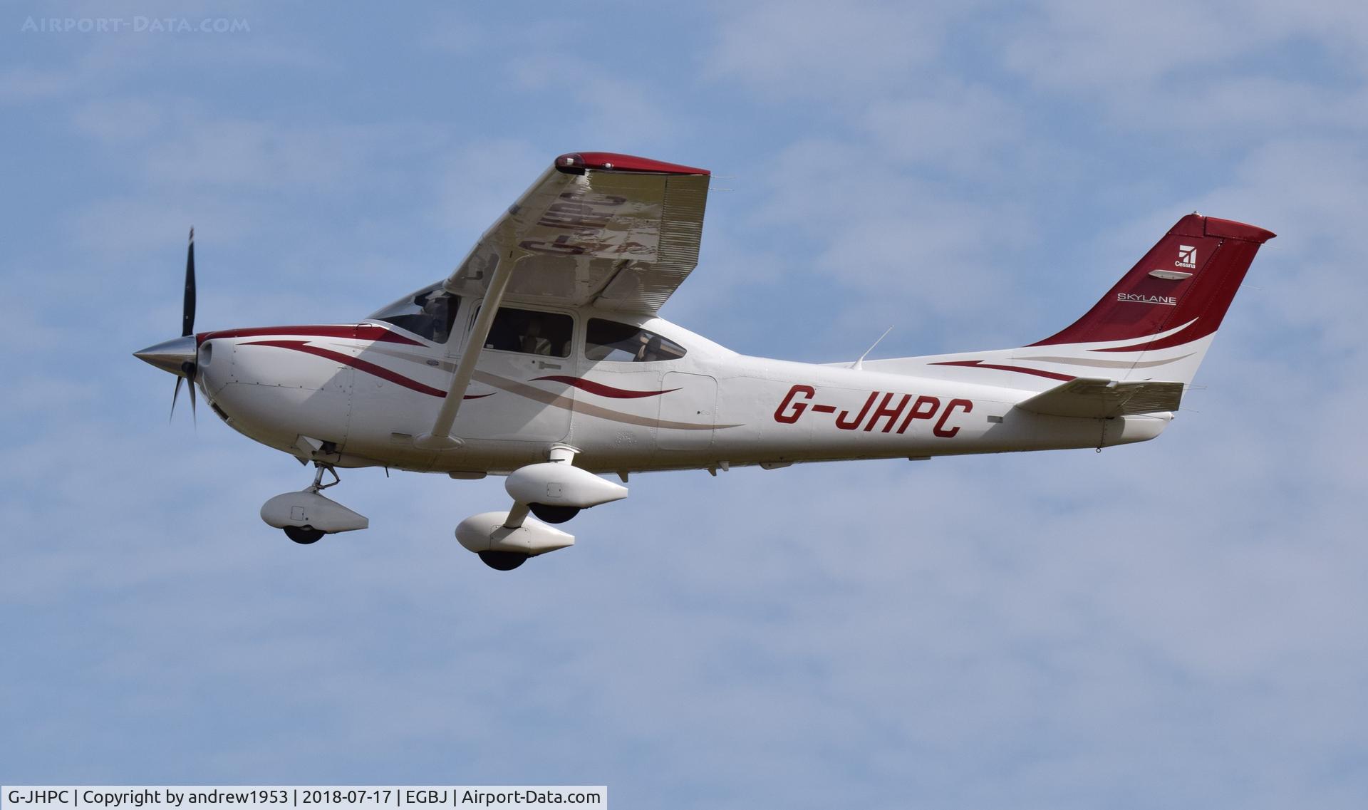 G-JHPC, 2008 Cessna 182T Skylane C/N 18282125, G-JHPC at Gloucestershire Airport.