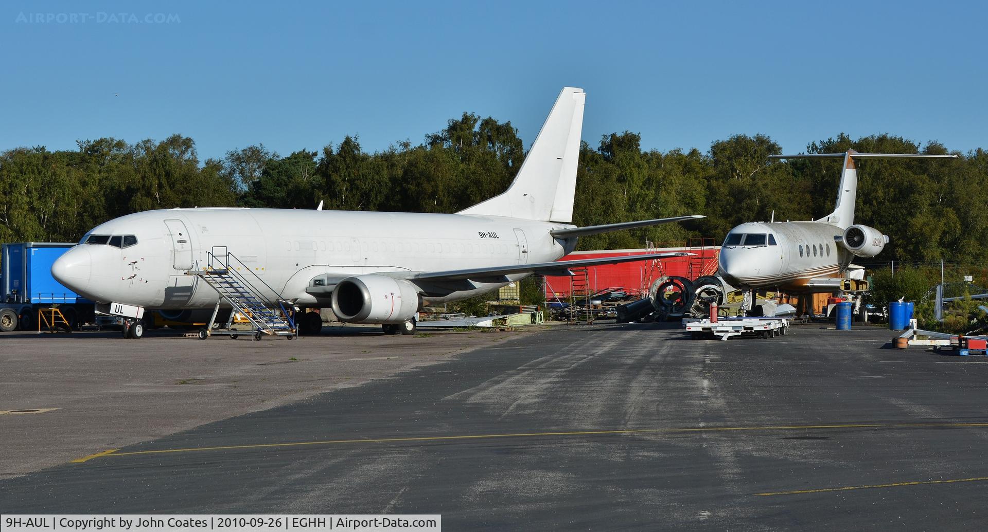 9H-AUL, 1987 Boeing 737-375(SF) C/N 23708, At European Avn. with N623NP on scrap line behind
