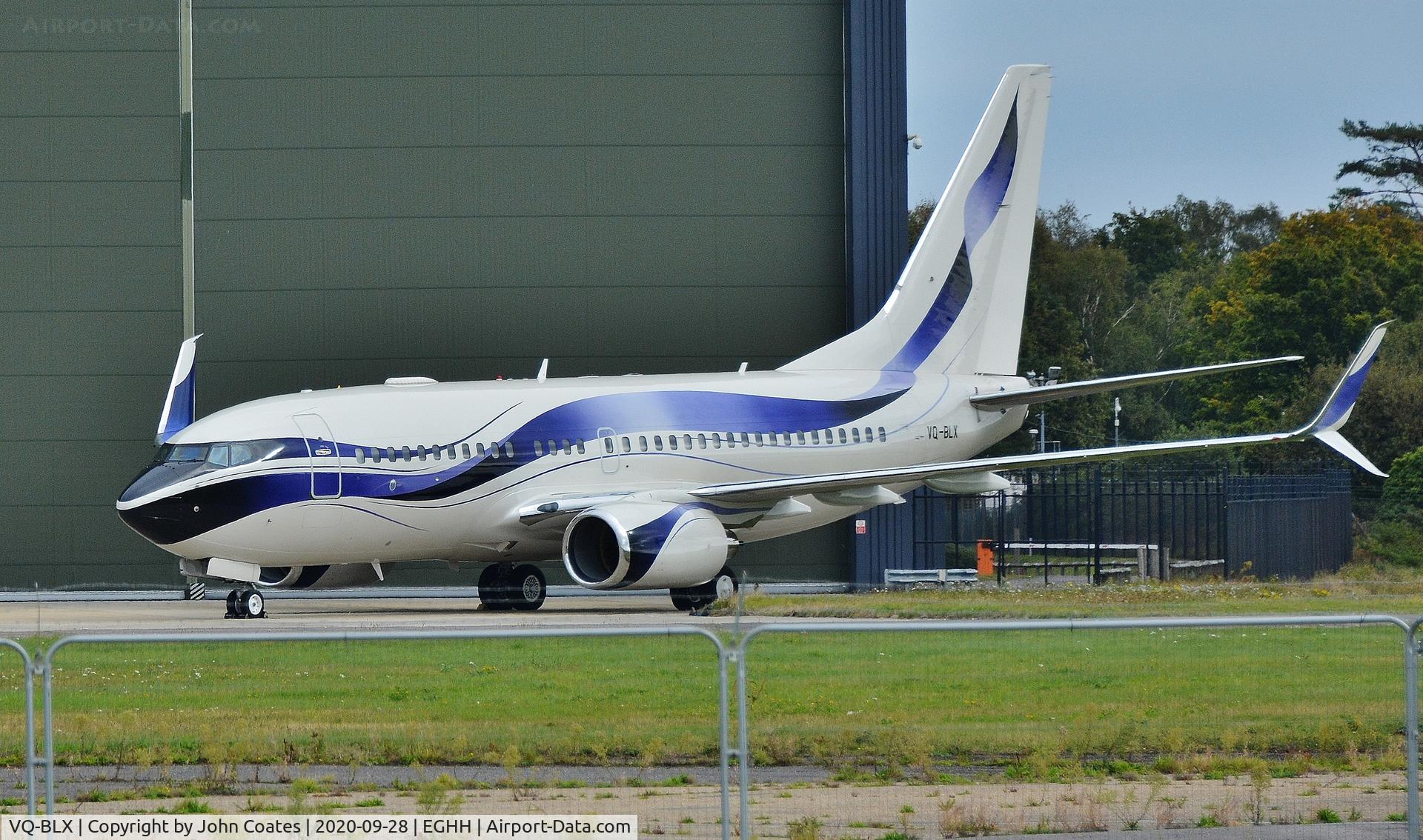 VQ-BLX, 2007 Boeing 737-7GV C/N 36090, At Gama Avn.