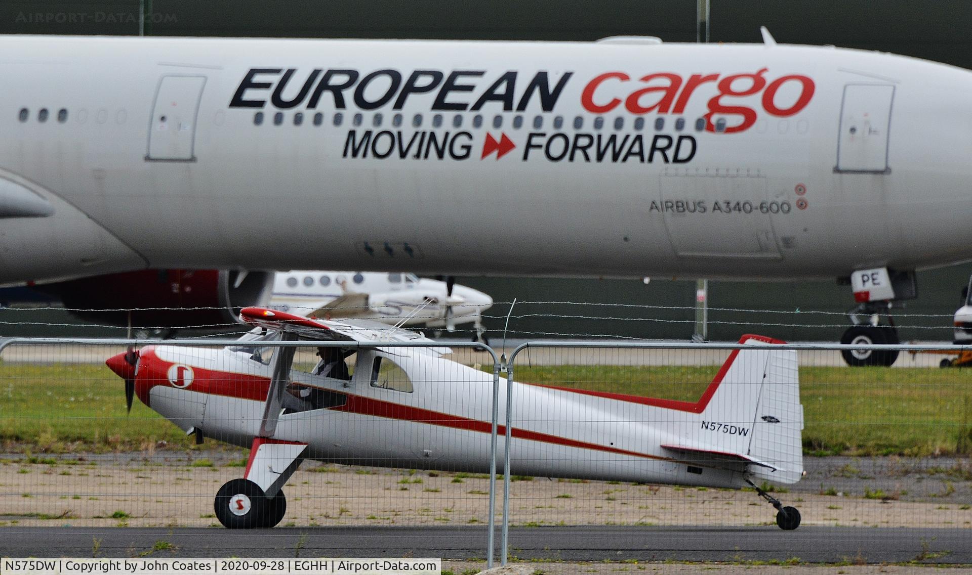 N575DW, 1947 Luscombe 8E Silvaire C/N 5216, Taxiing past 9H-PPE