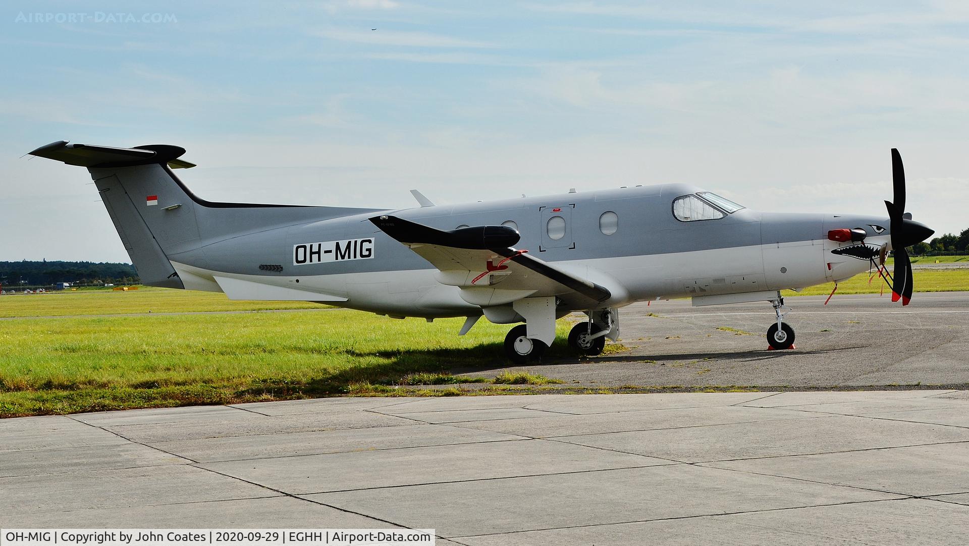 OH-MIG, Pilatus PC-12 / 47E C/N 1651, At BAS