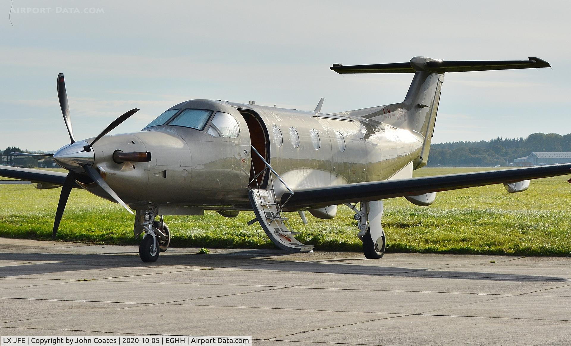 LX-JFE, 2018 Pilatus PC-12/47E C/N 1789, At BAS