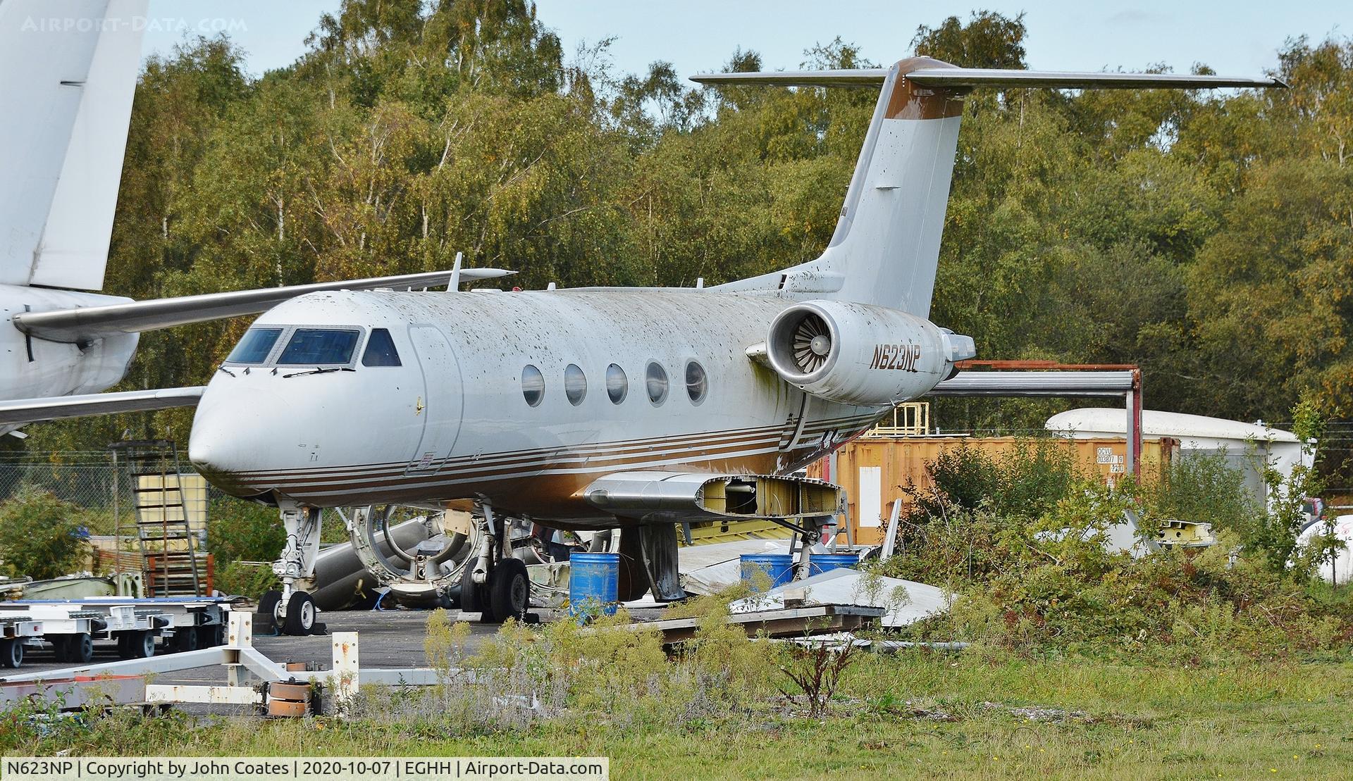 N623NP, 1982 Gulfstream American G-1159A Gulfstream III C/N 357, At European Avn. scrap line