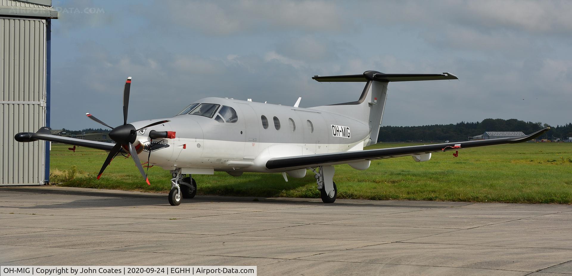 OH-MIG, Pilatus PC-12 / 47E C/N 1651, At BAS