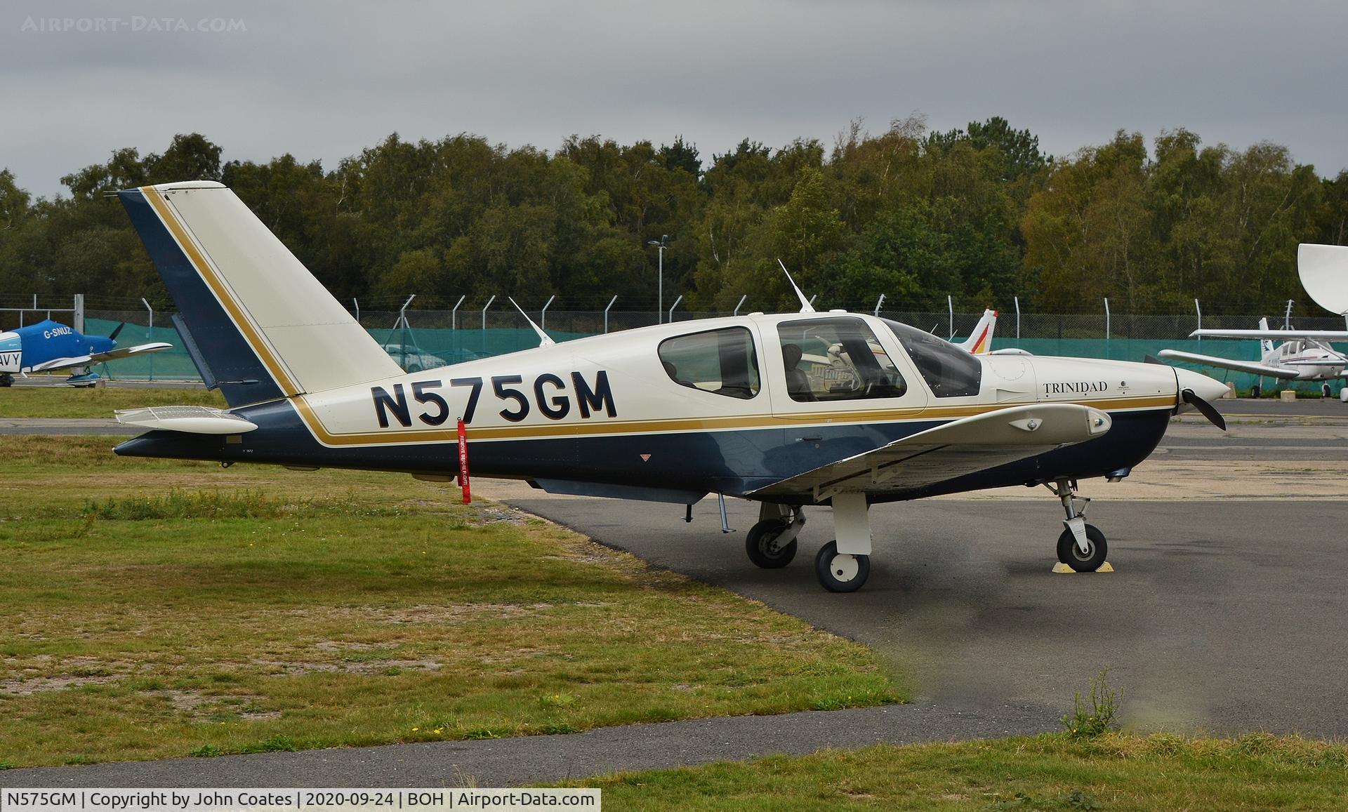 N575GM, 1998 Socata TB-20 Trinidad C/N 1872, At Bliss Avn.