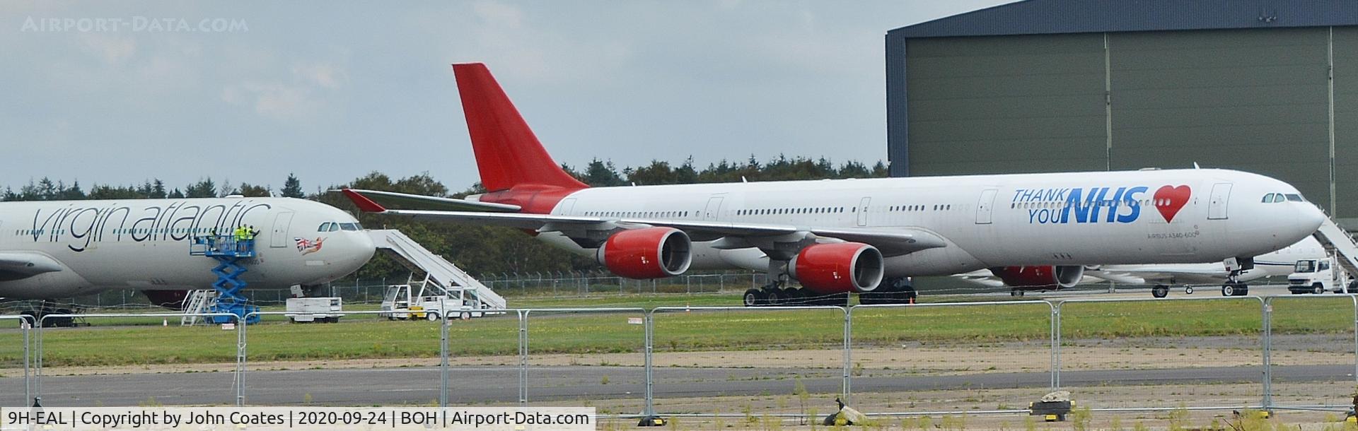 9H-EAL, 2005 Airbus A340-642 C/N 622, At Cargo parking
