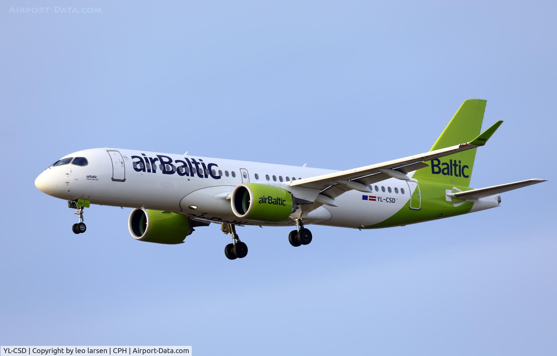 YL-CSD, 2017 Bombardier CSeries CS300 (BD-500-1A11) C/N 55006, Copenhagen 29.10.2022