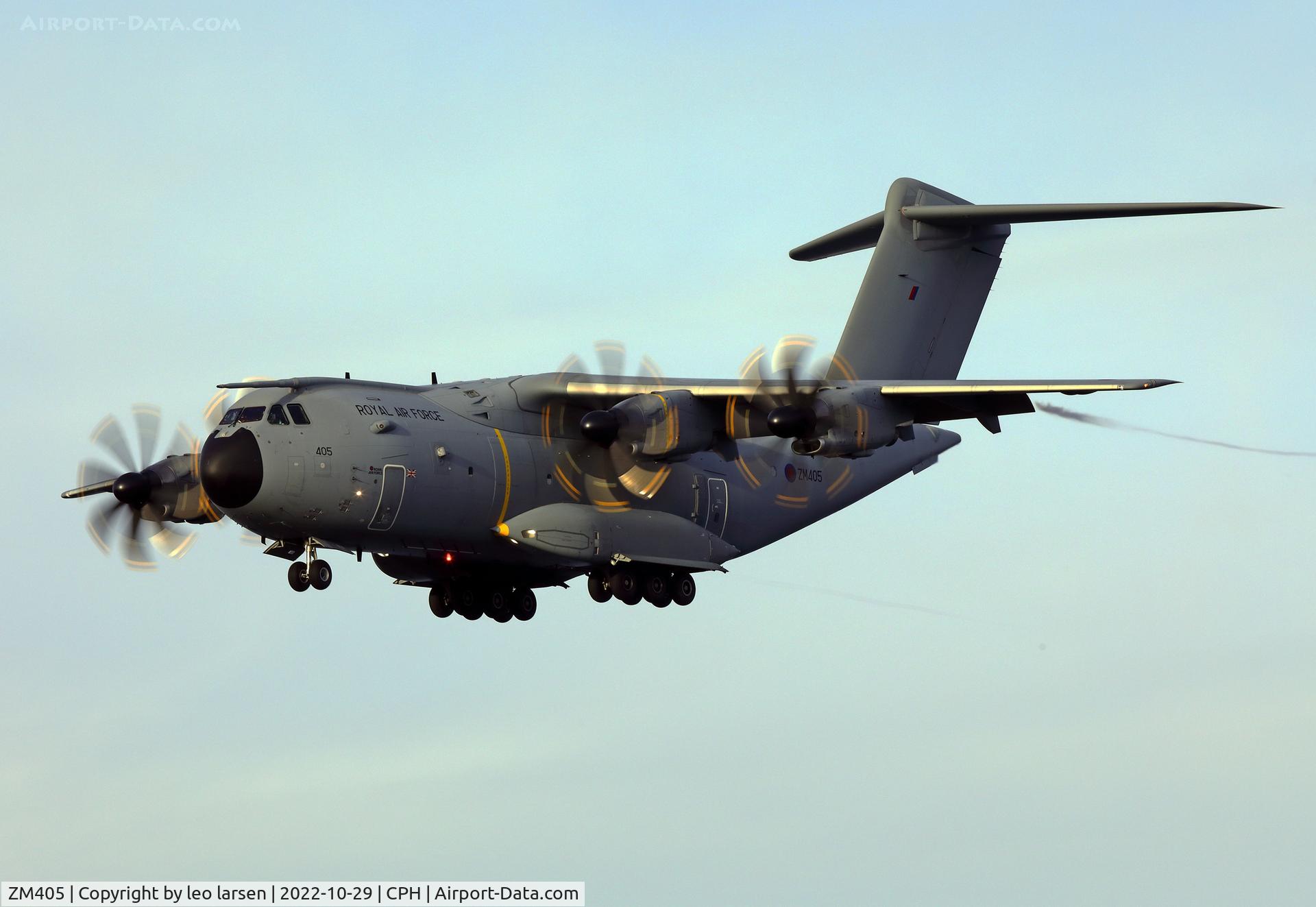 ZM405, 2015 Airbus A400M Atlas C.1 C/N 024, Copenhagen 29.10.2022