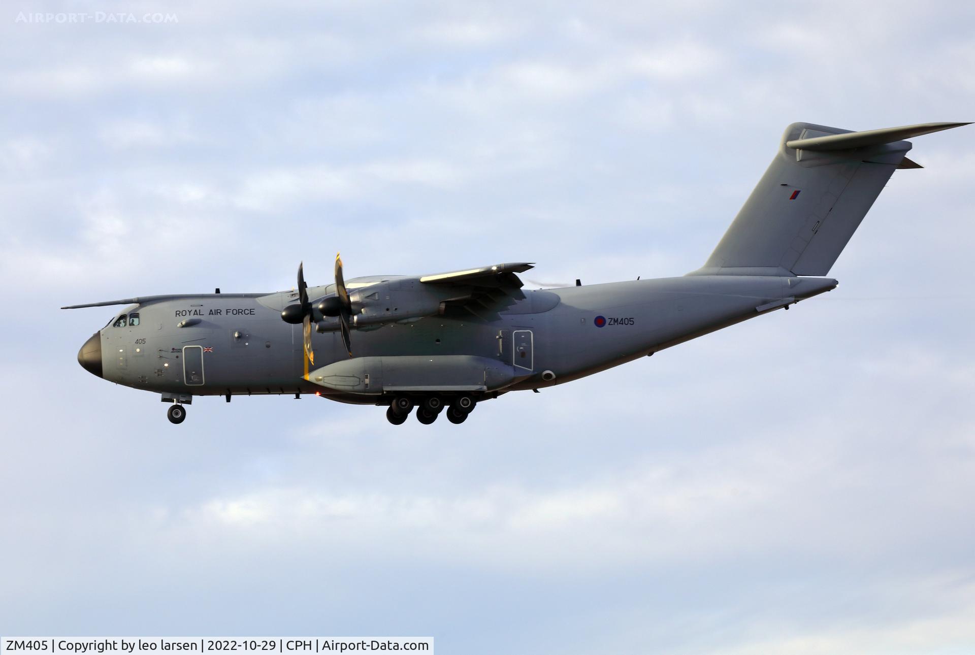 ZM405, 2015 Airbus A400M Atlas C.1 C/N 024, Copenhagen 29.10.2022