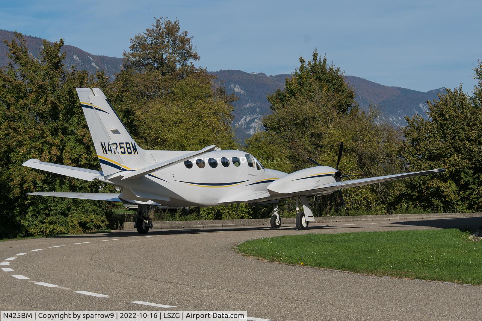 N425BM, 1983 Cessna 425 Conquest I C/N 425-0190, Based at Grenchen