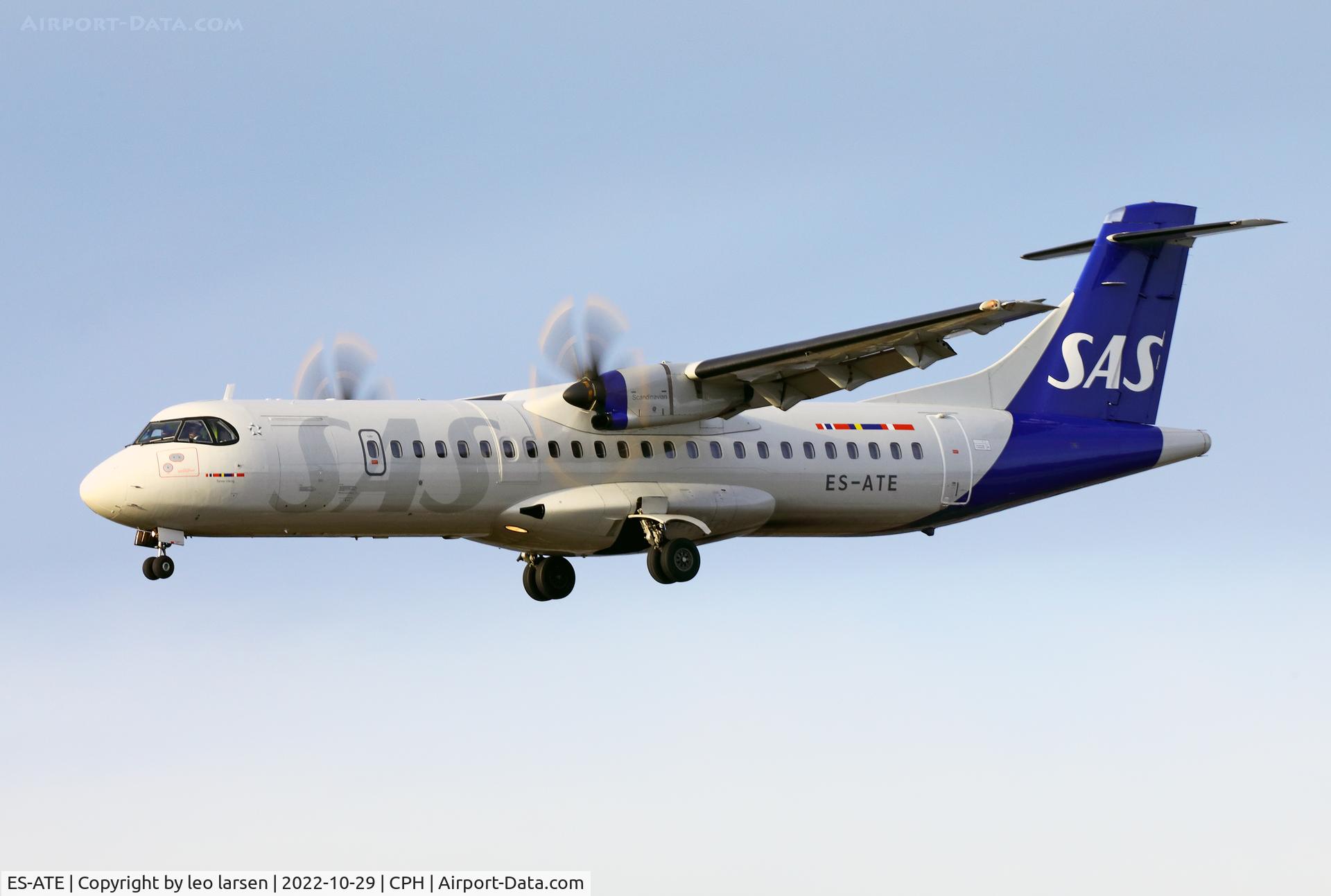 ES-ATE, 2013 ATR 72-600 (72-212A) C/N 1120, Copenhagen 29.10.2022