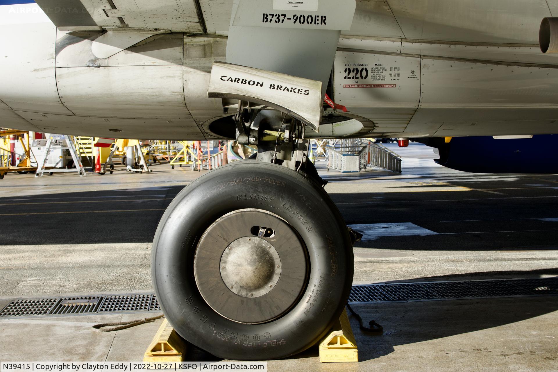 N39415, 2008 Boeing 737-924/ER C/N 32826, SFO 2022.