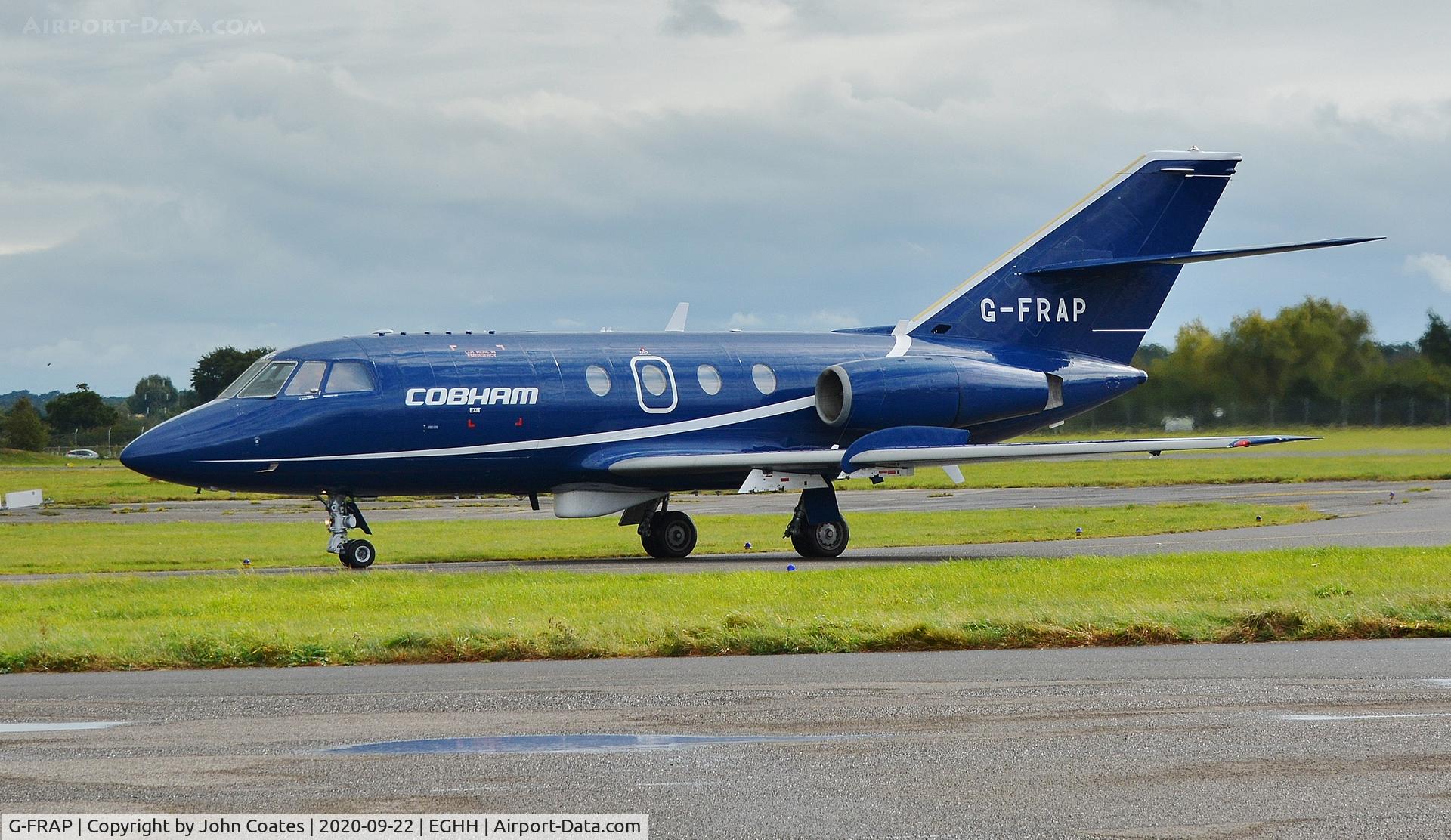 G-FRAP, 1969 Dassault Falcon 20DC C/N 207, Taxiing on arrival