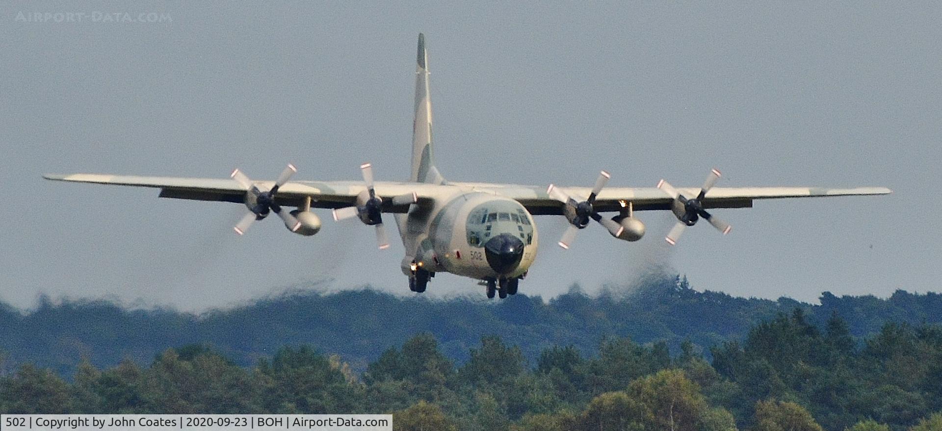502, 1981 Lockheed C-130H Hercules C/N 4916, Finals to 26