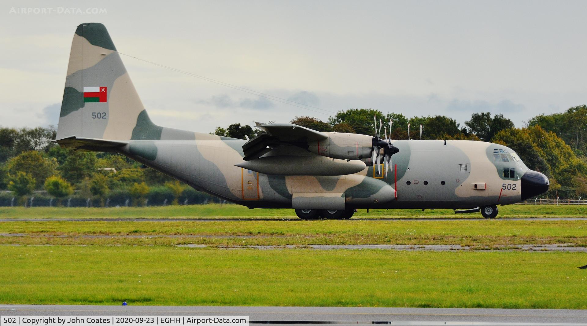 502, 1981 Lockheed C-130H Hercules C/N 4916, Just landed on 26