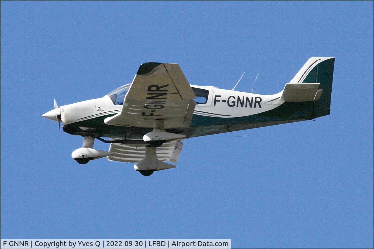 F-GNNR, Robin DR-400-180 Regent C/N 2260, Robin DR-400-180 Regent, On final rwy 23, Bordeaux Mérignac airport (LFBD-BOD)