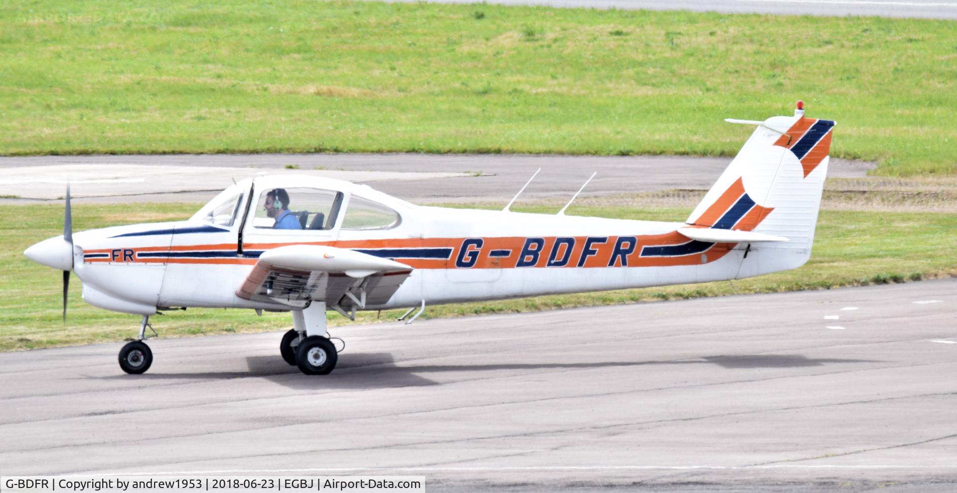 G-BDFR, 1974 Fuji FA-200-160 Aero Subaru C/N 262, G-BDFR at Gloucestershire Airport.