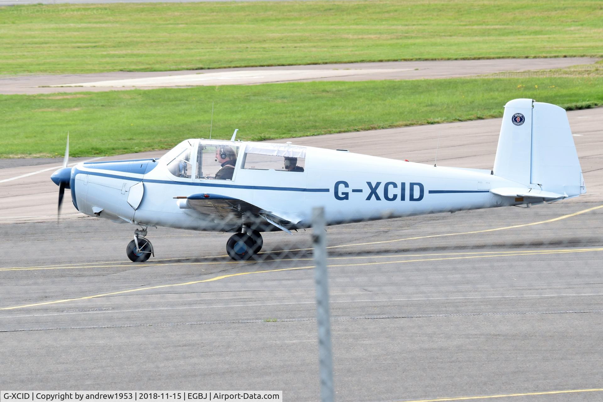 G-XCID, 1962 Saab 91D Safir C/N 91-441, G-XCID at Gloucestershire Airport.