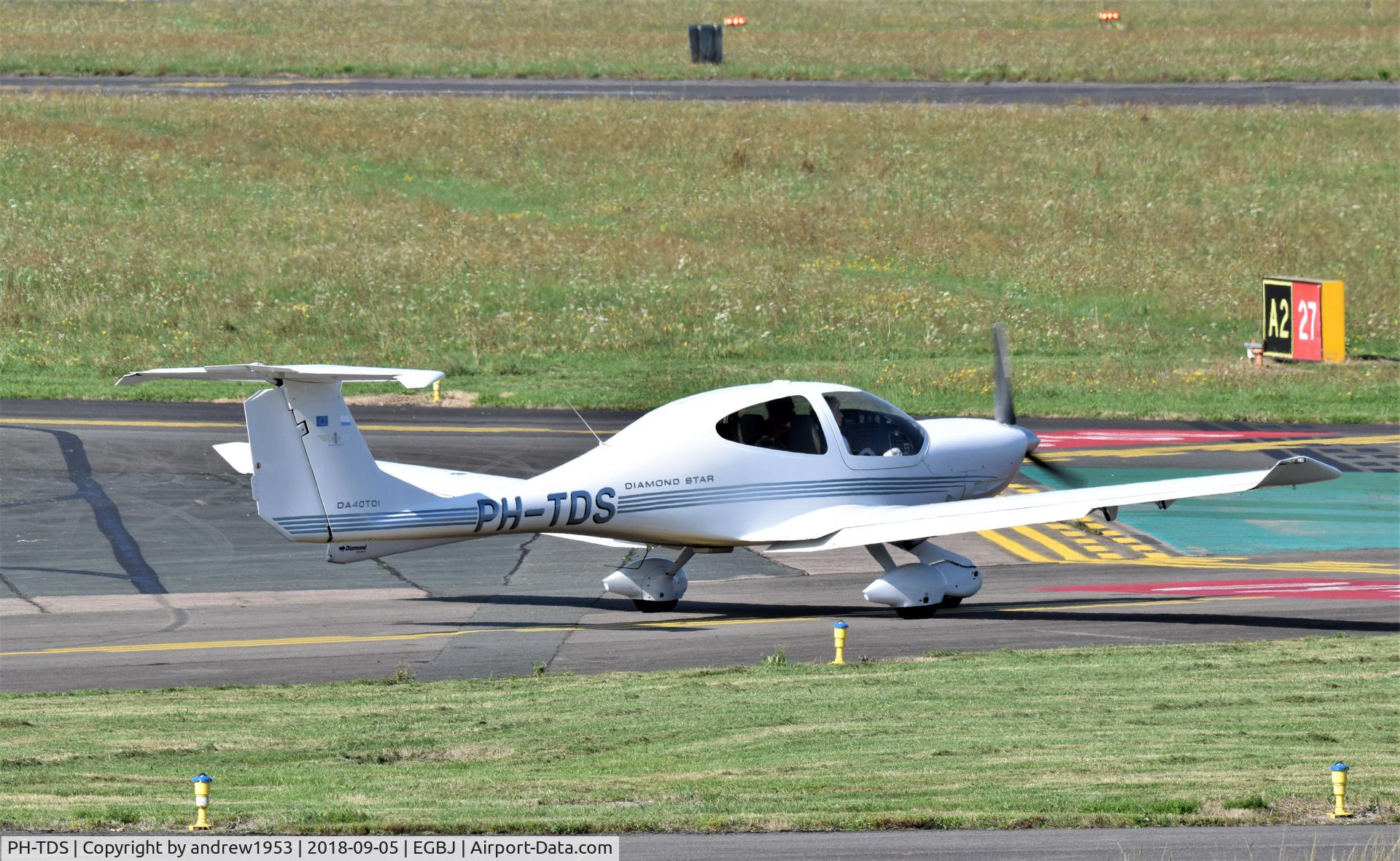 PH-TDS, 2006 Diamond DA-40D Diamond Star C/N D4.250, PH-TDS at Gloucestershire Airport.