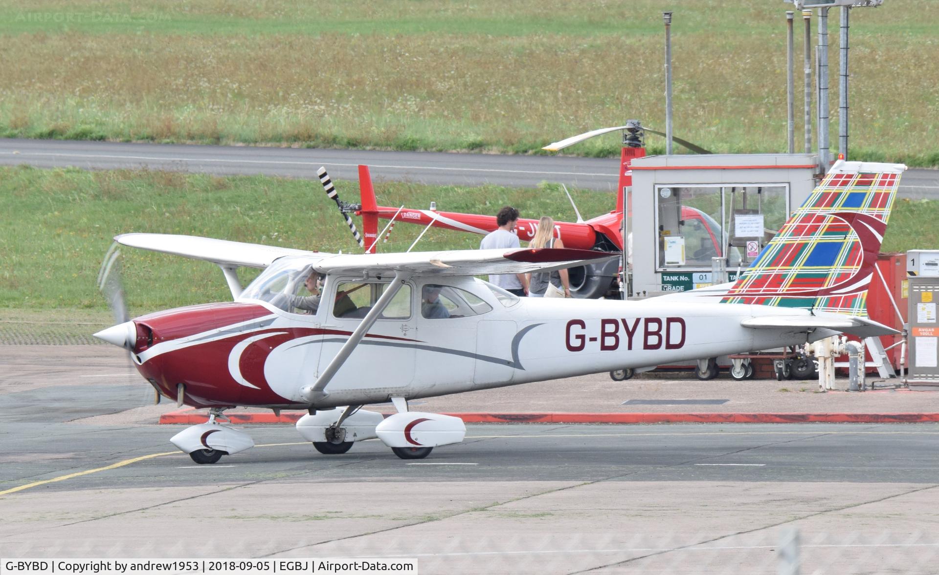 G-BYBD, 1968 Reims F172H Skyhawk C/N 0487, G-BYBD at Gloucestershire Airport.