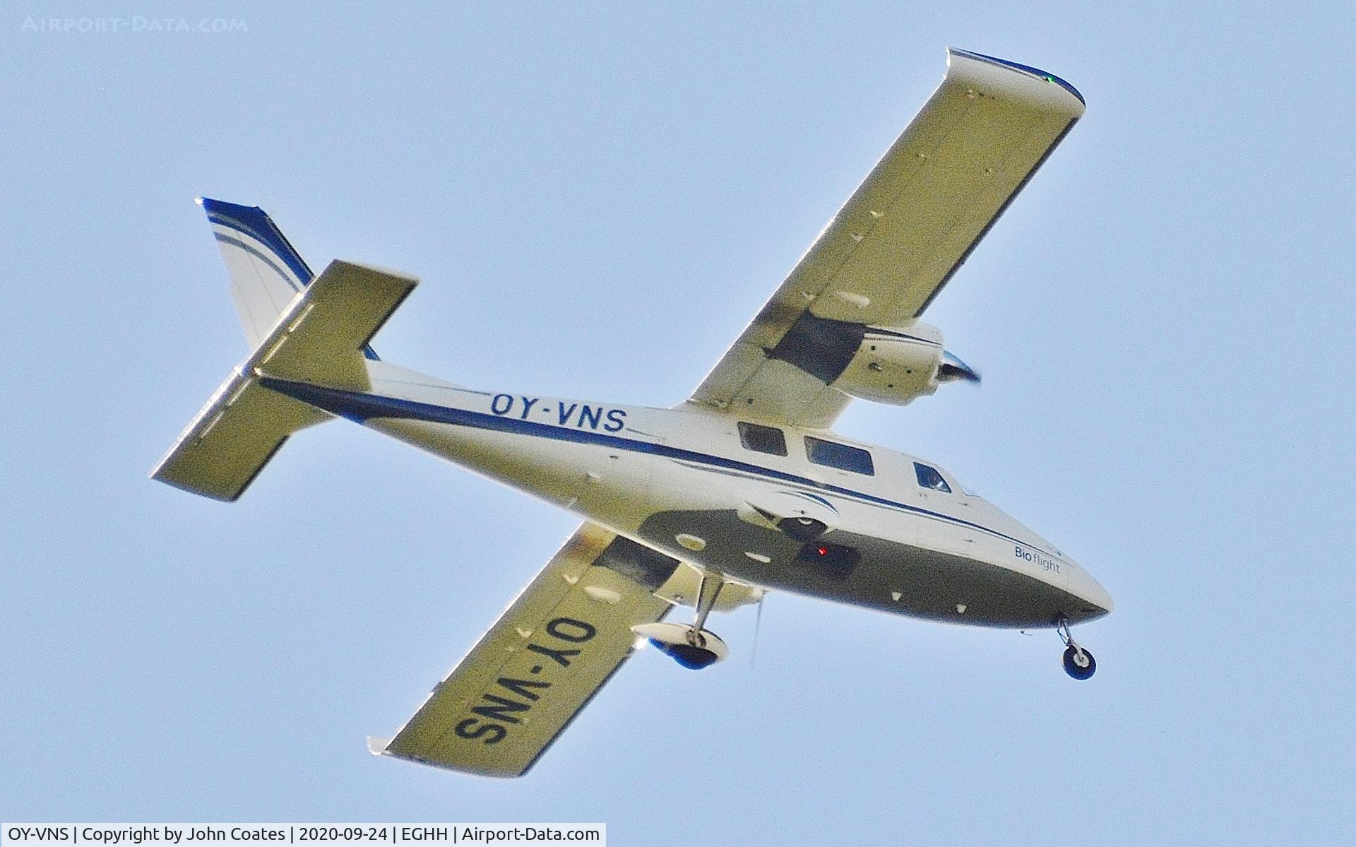 OY-VNS, 2020 Vulcanair P-68C C/N 511/C, Climbing away from 08