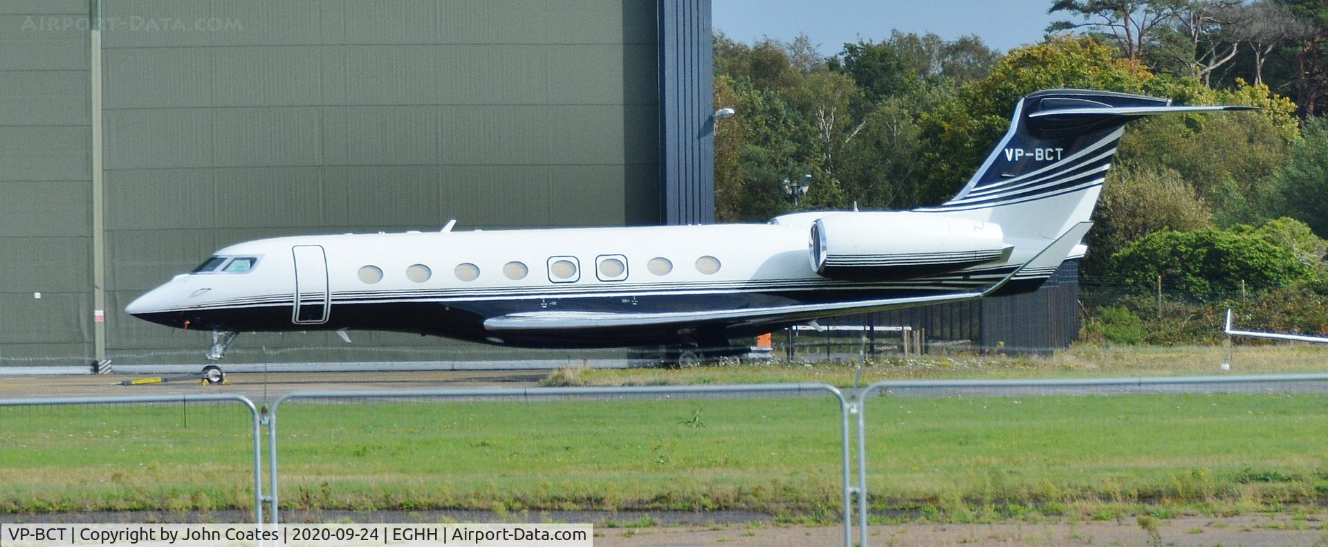 VP-BCT, 2016 Gulfstream Aerospace G650 (G-VI) C/N 6169, At Gama Avn.