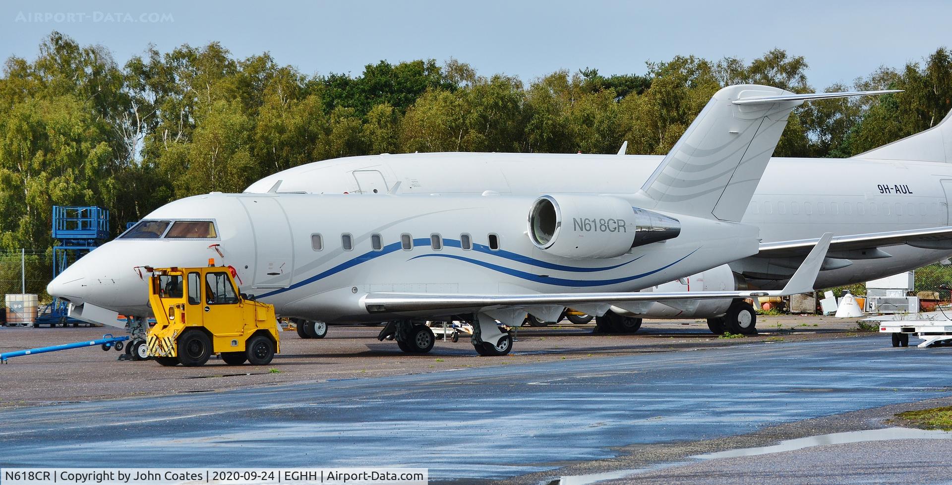 N618CR, 2001 Bombardier 604 (CL-600-2B16) C/N 5520, At Thurston Avn.