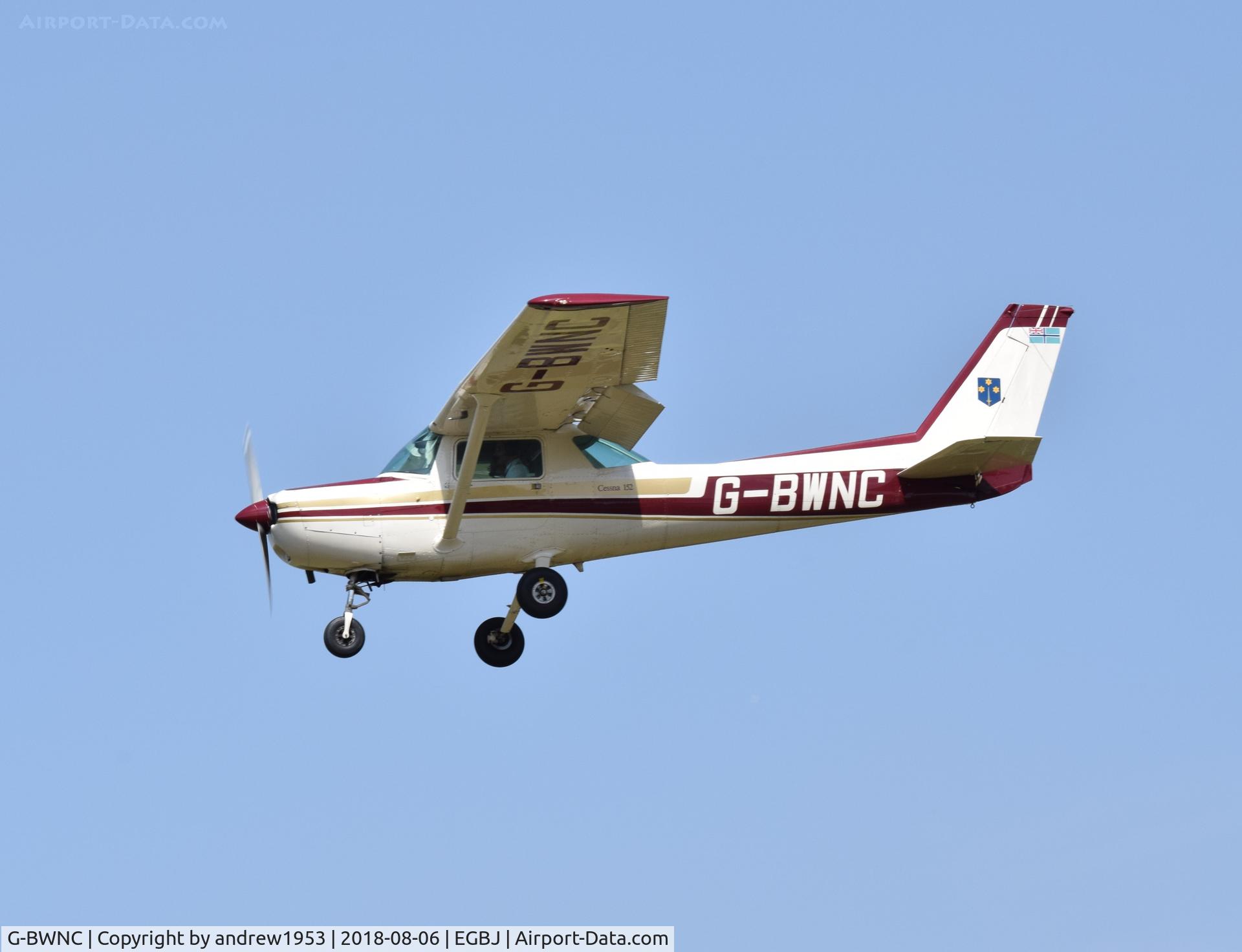 G-BWNC, 1980 Cessna 152 C/N 152-84415, G-BWNC at Gloucestershire Airport.