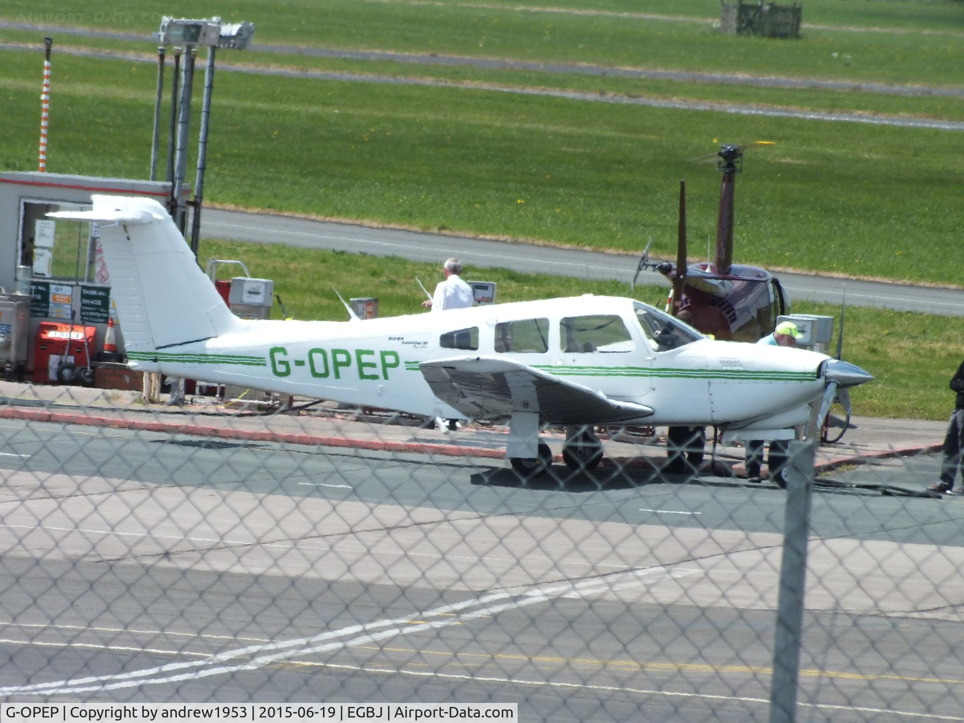 G-OPEP, 1979 Piper PA-28RT-201T Turbo Arrow IV C/N 28R-7931070, G-OPEP at Gloucestershire Airport.