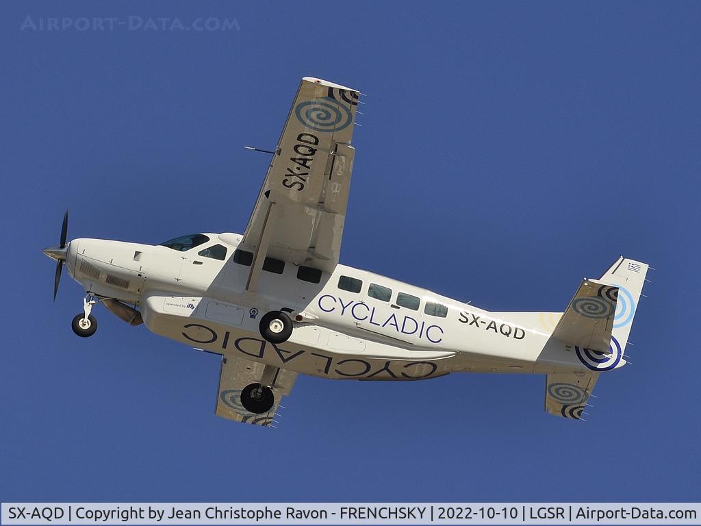 SX-AQD, 2019 Cessna 208B Grand Caravan EX C/N 208B-5559, Cycladic take off to Paros