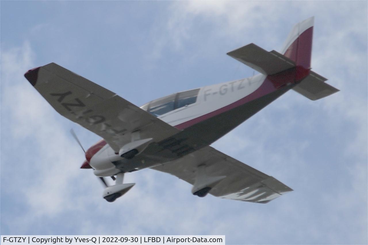 F-GTZY, Robin DR-400-160 Chevalier C/N 2445, Robin DR-400-160 Chevalier, On final rwy 23, Bordeaux Mérignac airport (LFBD-BOD)
