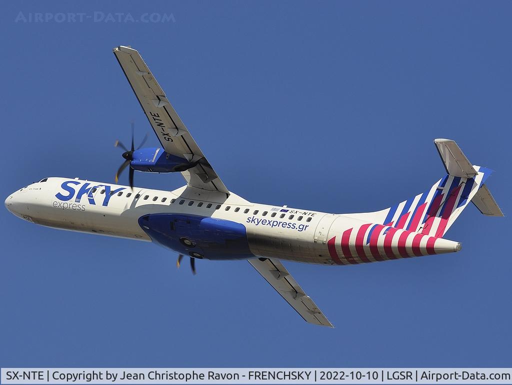 SX-NTE, 2019 ATR 72-600 C/N 1575, Sky Express GQ351/SEH351 take off to Athénes