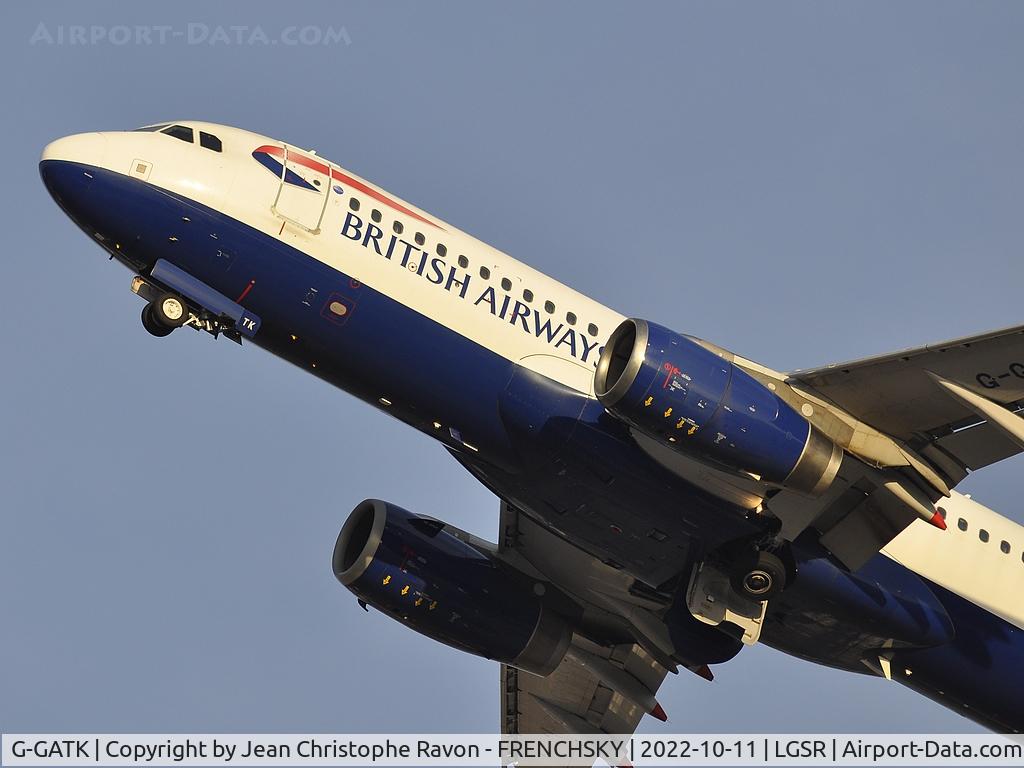 G-GATK, 2002 Airbus A320-233 C/N 1902, British Airways BA2821/BAW281T from London LGW