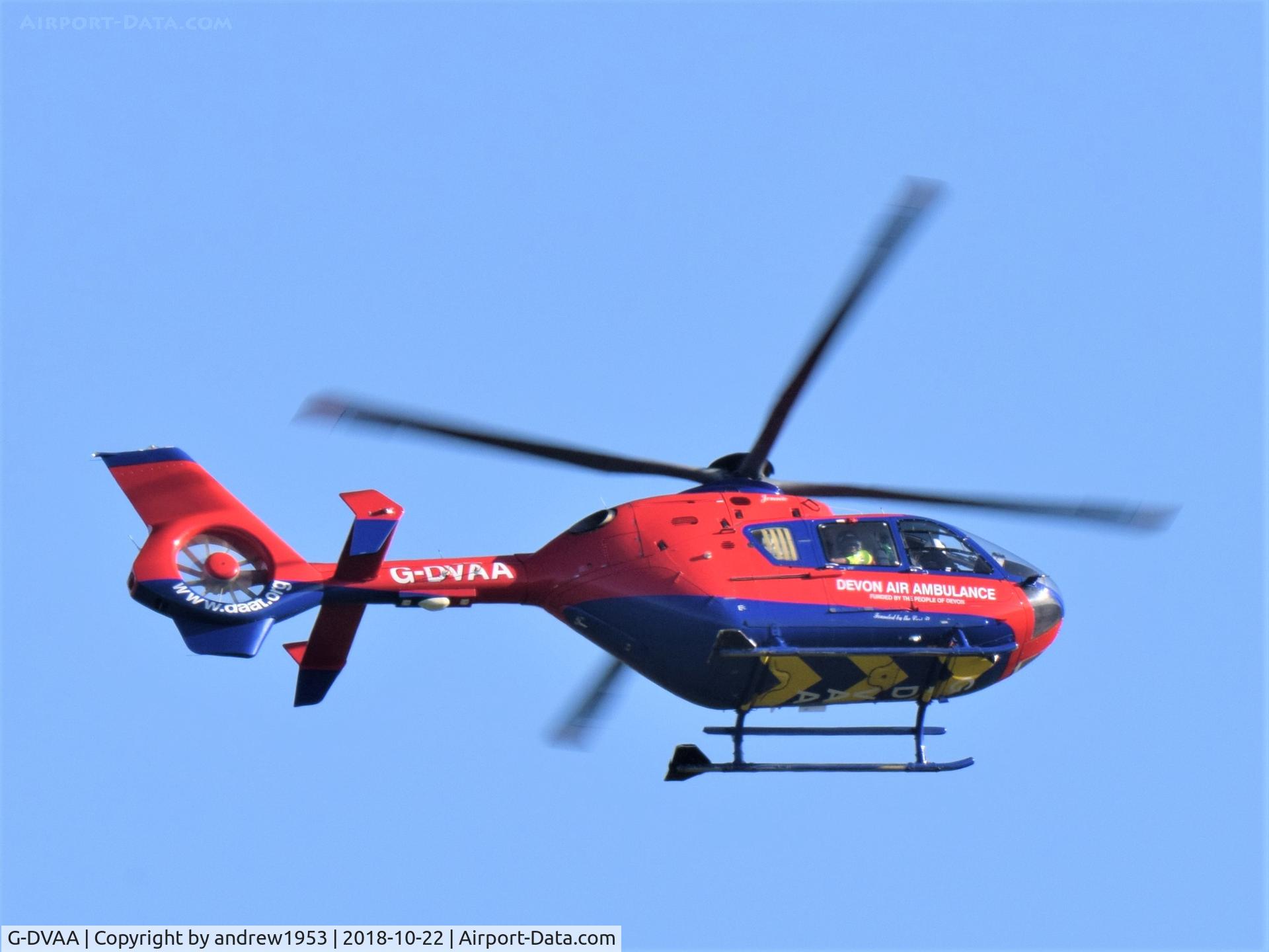 G-DVAA, 2008 Eurocopter EC-135T-2 C/N 0656, G-DVAA over the Bristol Channel
