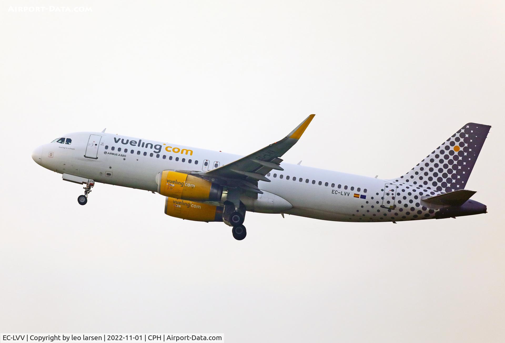 EC-LVV, 2013 Airbus A320-232 C/N 5620, Copenhagen 1.11.2022