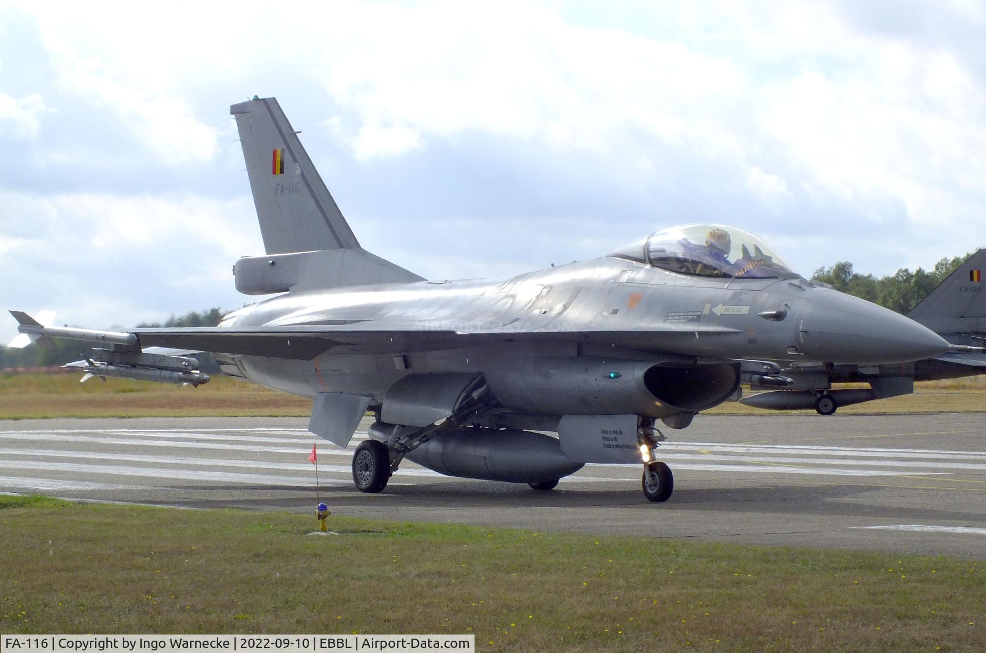 FA-116, 1980 SABCA F-16AM Fighting Falcon C/N 6H-116, General Dynamics (SABCA) F-16AM Fighting Falcon of the FAeB (Belgian air force) at the 2022 Sanicole Spottersday at Kleine Brogel air base