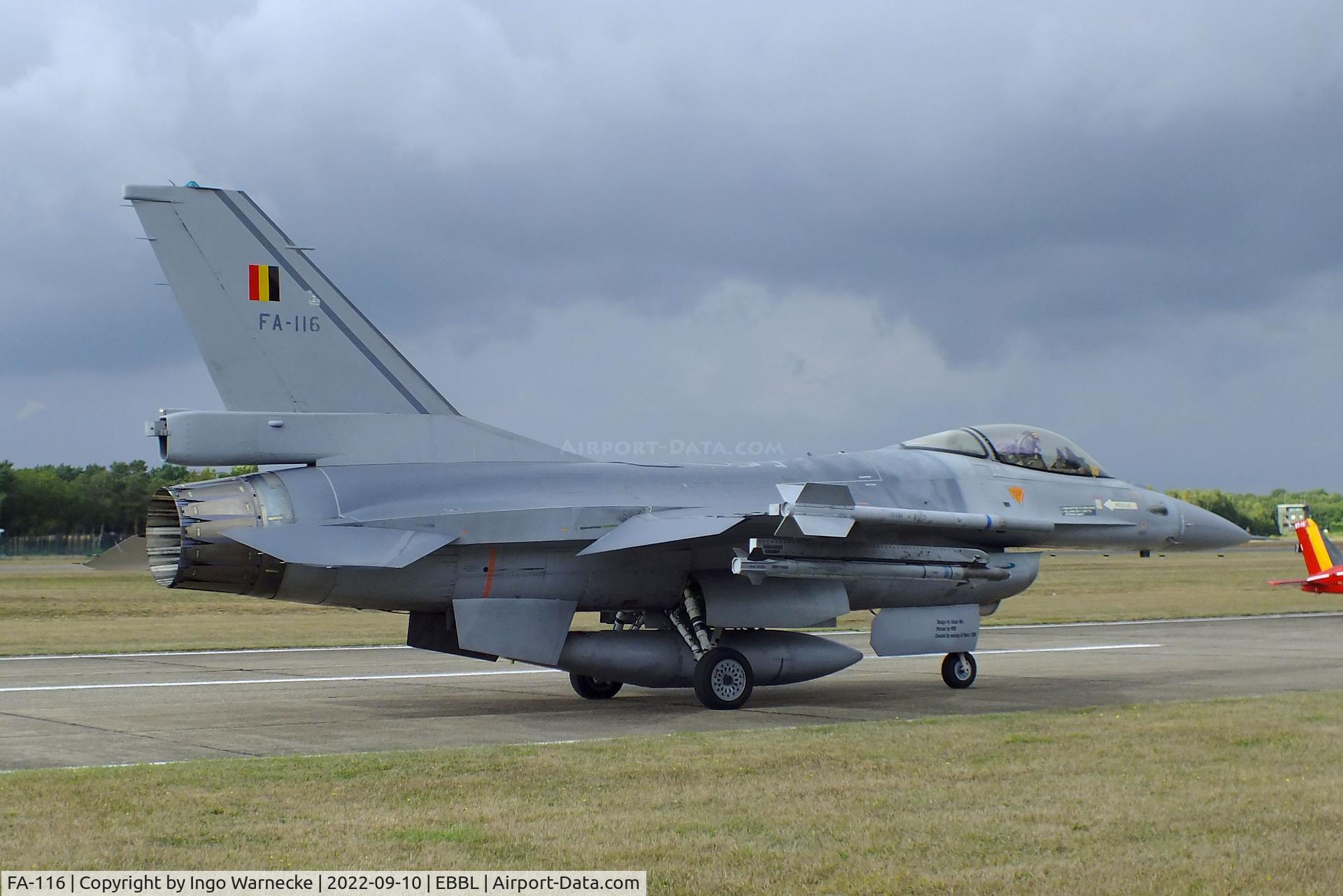 FA-116, 1980 SABCA F-16AM Fighting Falcon C/N 6H-116, General Dynamics (SABCA) F-16AM Fighting Falcon of the FAeB (Belgian air force) at the 2022 Sanicole Spottersday at Kleine Brogel air base