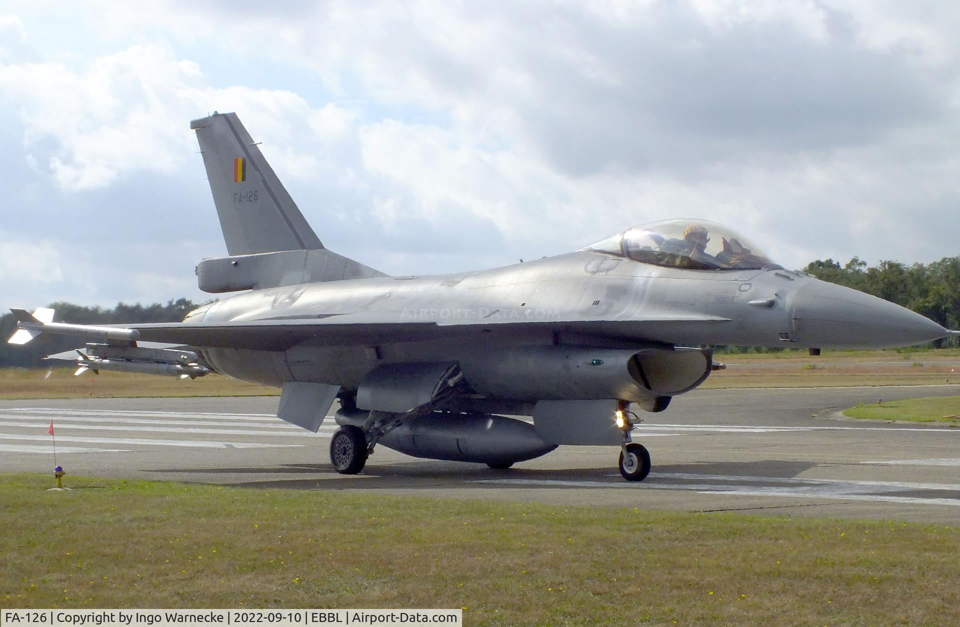 FA-126, SABCA F-16AM Fighting Falcon C/N 6H-126, General Dynamics (SABCA) F-16AM Fighting Falcon of the FAeB (Belgian air force) at the 2022 Sanicole Spottersday at Kleine Brogel air base