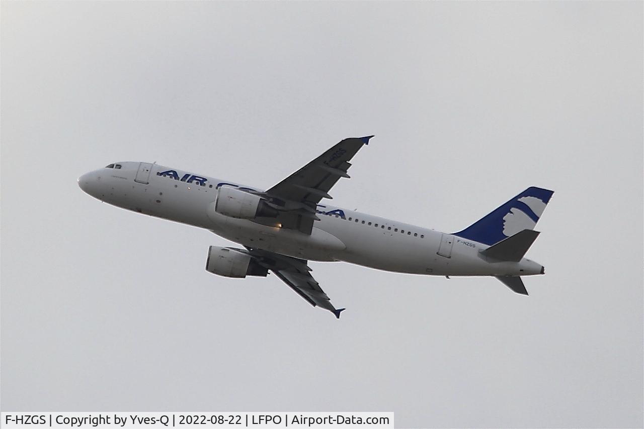 F-HZGS, 2000 Airbus A320-214 C/N 1286, Airbus A320-214, Climbing from rwy 24, Paris Orly Airport (LFPO-ORY)