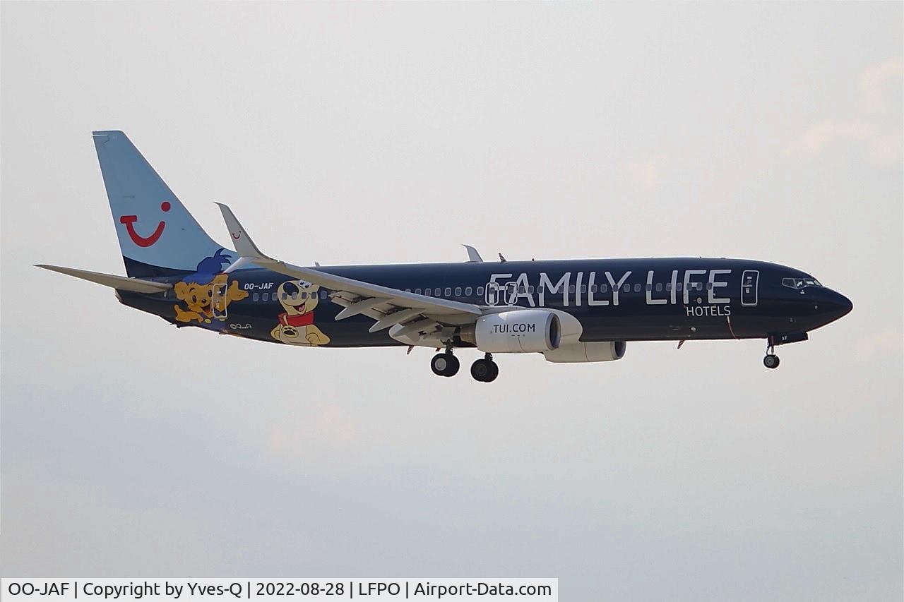 OO-JAF, 2007 Boeing 737-8K5 C/N 35133, Boeing 737-8K5, On final rwy 06, Paris-Orly airport (LFPO-ORY)